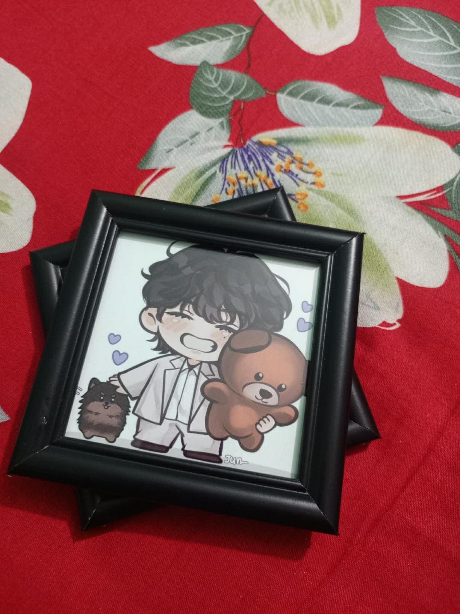 BTS Mini Ramdom Photo Frame – 4×4 Inch Cute K-Pop Desk Frame - Image 5