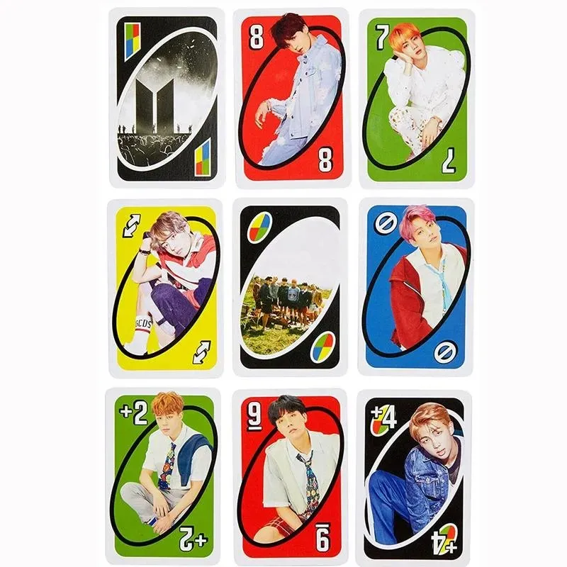 BTS UNO Card Set (2 Pair) – K-Pop BTS Themed Fun Card Game for ARMY - Image 2
