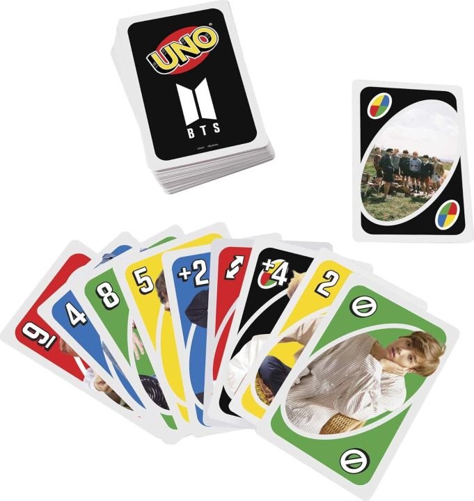 BTS UNO Card Set (2 Pair) – K-Pop BTS Themed Fun Card Game for ARMY - Image 3