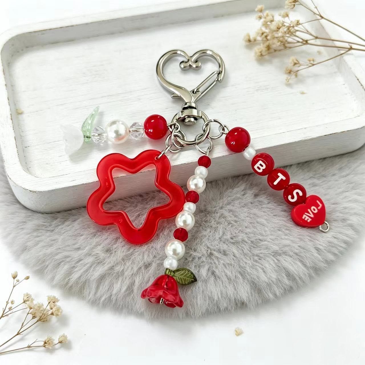 đ BTS Name Cute Keychain | Personalized K-pop Fan Keyring - Image 2