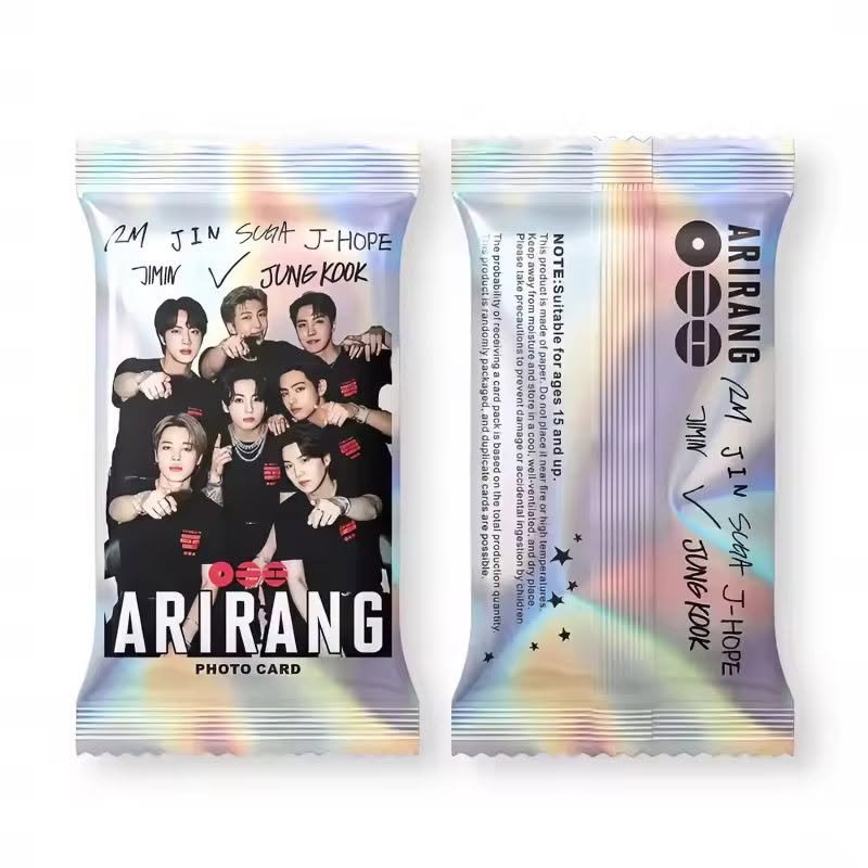 BTS ARIRANG Holographic Photocard Pack (10PCS) | Random No Repetition - Image 3